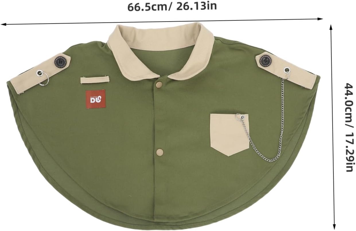 TOYANDONA Bird Shoulder Protector Shawl for Training and Travel, Bite-Resistant Fabric Diaper Cape with Anti-Scratch Green Cover, Parrot Care Supplies for Conures and Pet Birds