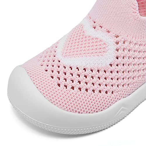 Image of Eashi Baby Boy Girl Non-Skid Indoor Infant Walking Shoes Breathable Warm Elastic Sock Shoes with Memory Sole Protect Toes Outdoor Sneakers