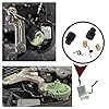 EDP646 2 Sets Door Lock Actuator Latch Cog Repair Gears Worm Gears Springs 2037200135 Compatible With Mercedes W203 W211 CLK W209 A209 #4