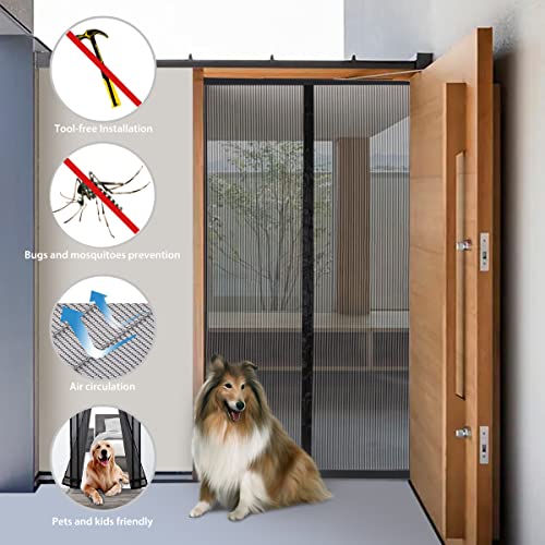 Sekey 160x230cm Zanzariera Magnetica per porta