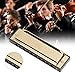 Glomora Harmonica, Chrome Plated Copper Plate Golden 10 Hole 20 Tone C Key Mouth Organ Instrument for Concert