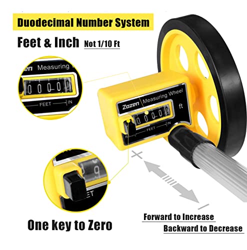 Zozen Measuring Wheel, 4-Inch Measure Wheel thumb #2
