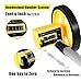 Zozen Measuring Wheel in Feet and Inches, Scalable Length 40in, 4-inch Measure Wheel, Walking Measurement Up To 10,000Ft / Mechanical/One Key to Reset, Include Carrying Bag.