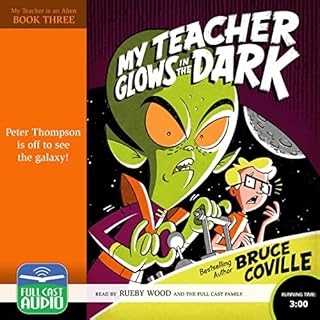 My Teacher Glows in the Dark Audiolibro Por Bruce Coville arte de portada