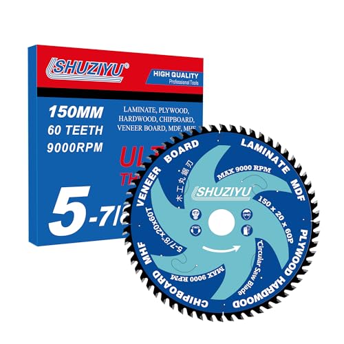 Super Thin Kerf 5-7/8“(150mm)-60T, Wood Working Circular Saw Blade