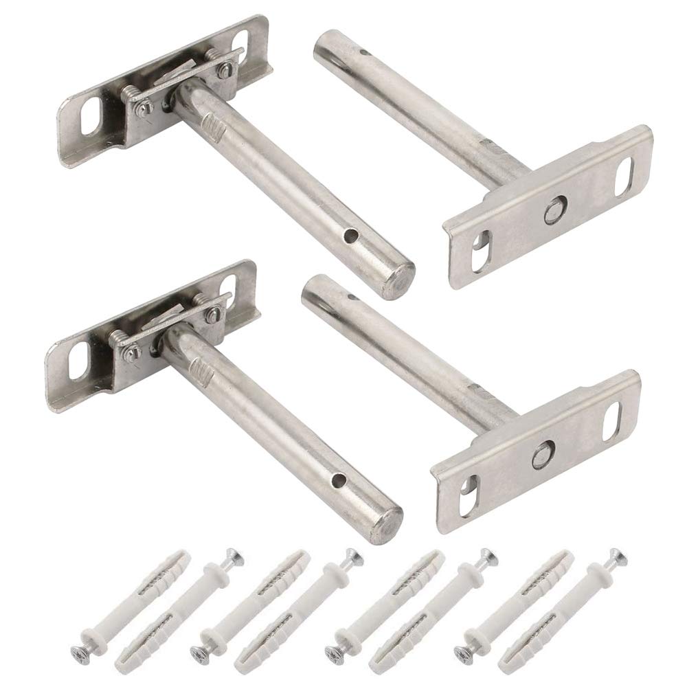 Buy Eyech 4pc 3Inch Invisible Floating Shelf Brackets Stainless Steel