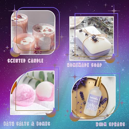 SALUBRITO Ätherisches Öle Set, Natürliche Aromatherapie Duftöle Set für Diffuser, Glücklich, Energie, Entspannung, Atmen, süßer Traum, Ätherische Ölmischungen Geschenkset für Frauen und Männer