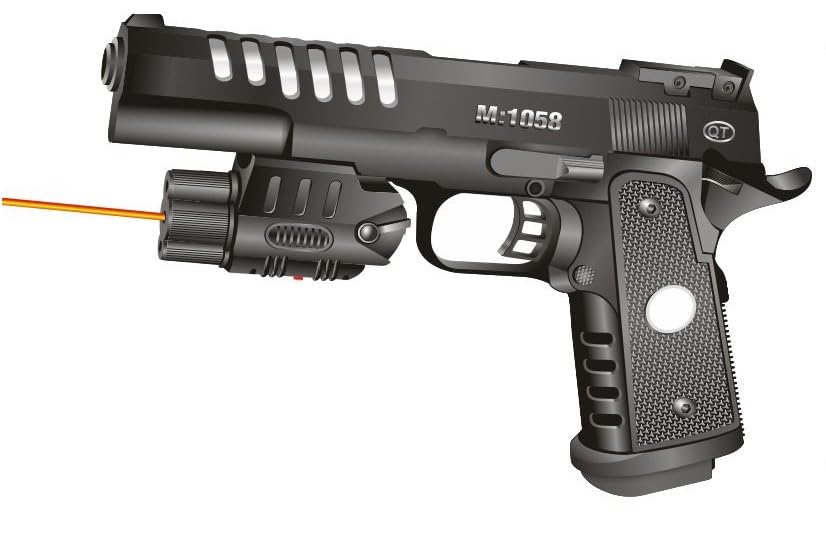 AGAS Plastic Weapon Toy Collection School Play Drama Or Toy Gun Party Dress Up Kids Toy Weapon Collection For Boys And Girls (Pistal 1058)