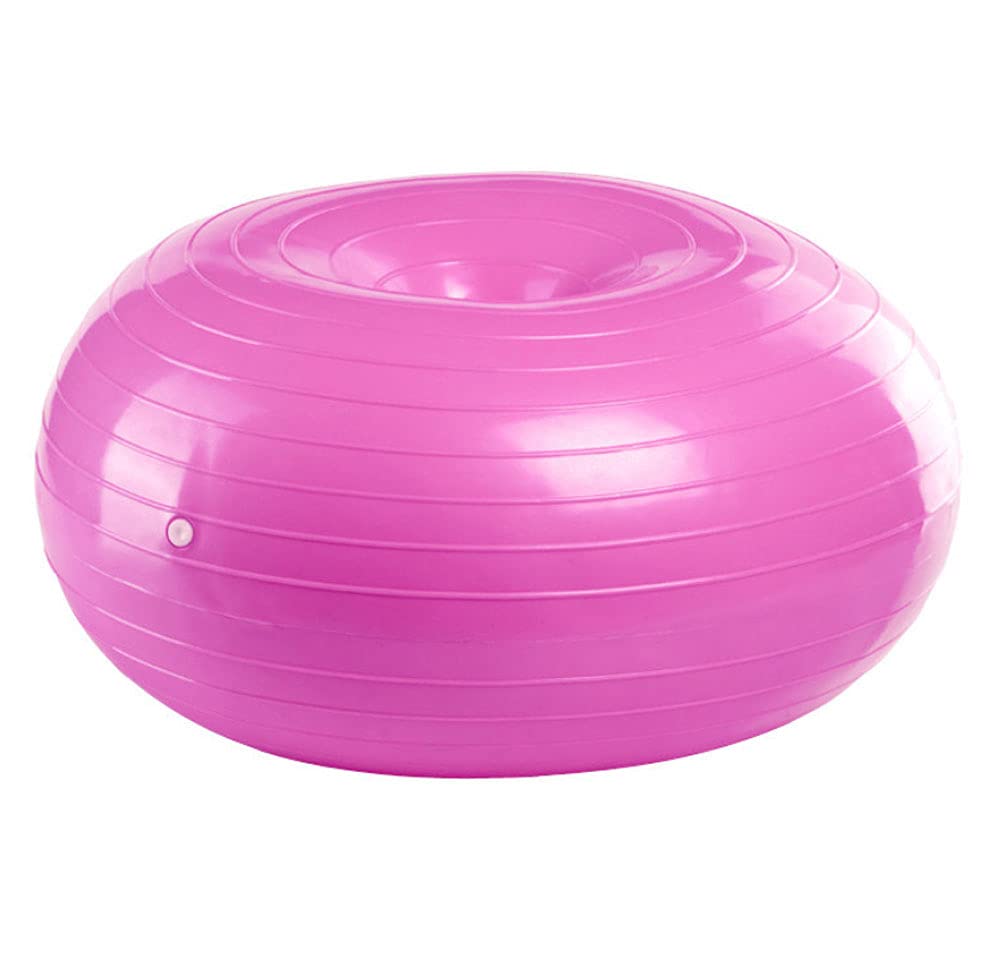 LVEA Inflatable Donut Ball , Yoga Ball,Exercise Ball for at The Gym or Home,Chair and Kids Balance on Balls