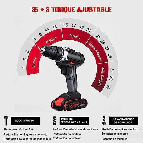 Mejores precios y opiniones de Taladro bauker - los mas comprados. 29 Imagen adicional