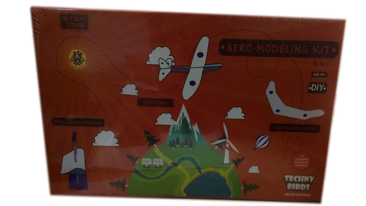 Techny Aeromodeling Kit 3 in 1 Made in India Educational Kit