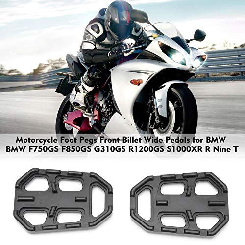 Yorten Pegadores de pé para motocicleta Tarugo largo pedais largos Pedais de descanso compatíveis co