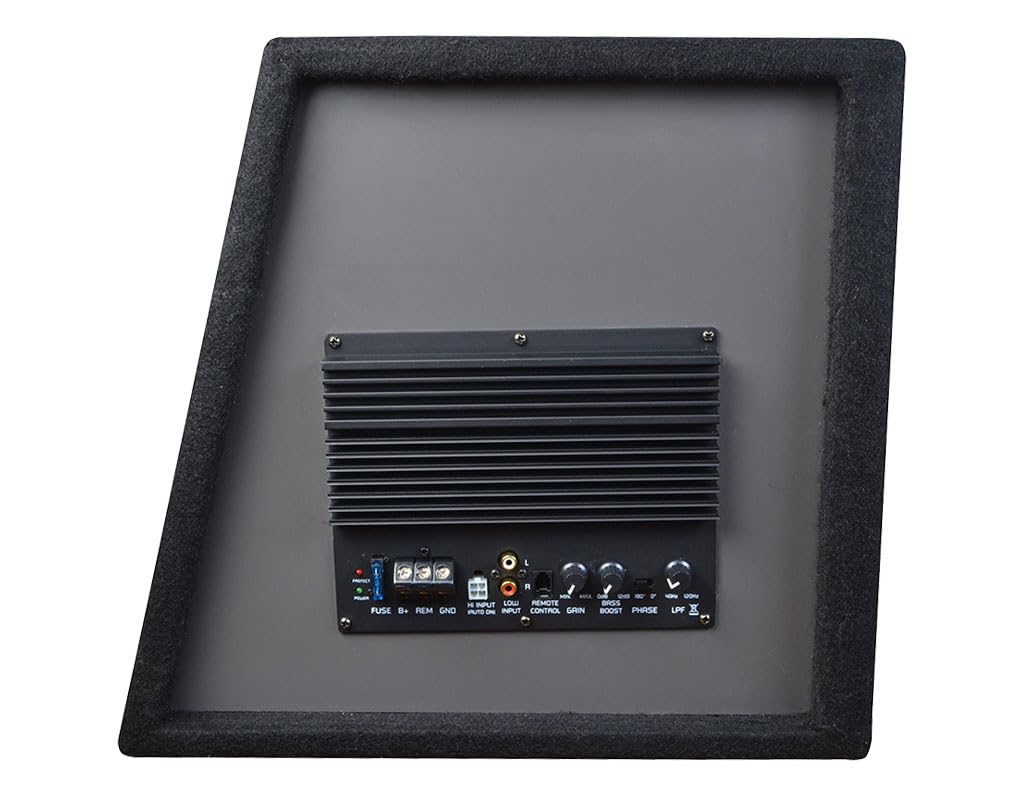 Ground Zero GZIB 2.30BR-ACT - Subwoofer attivo Bass Reflex da 30 cm con amplificatore integrato per bassi ricchi