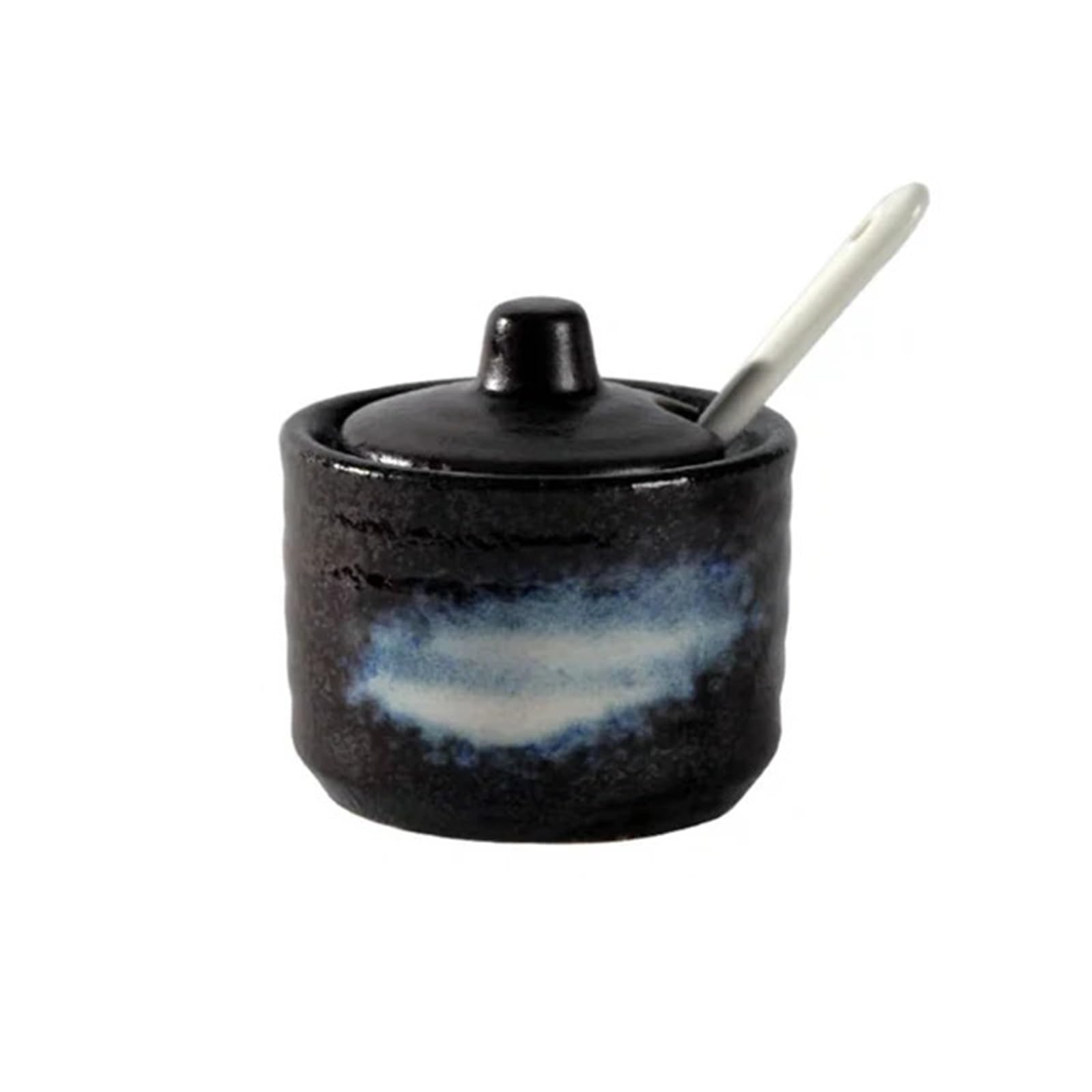 WSQHAO 3Pcs Ceramic Seasoning Bottle for Condiment