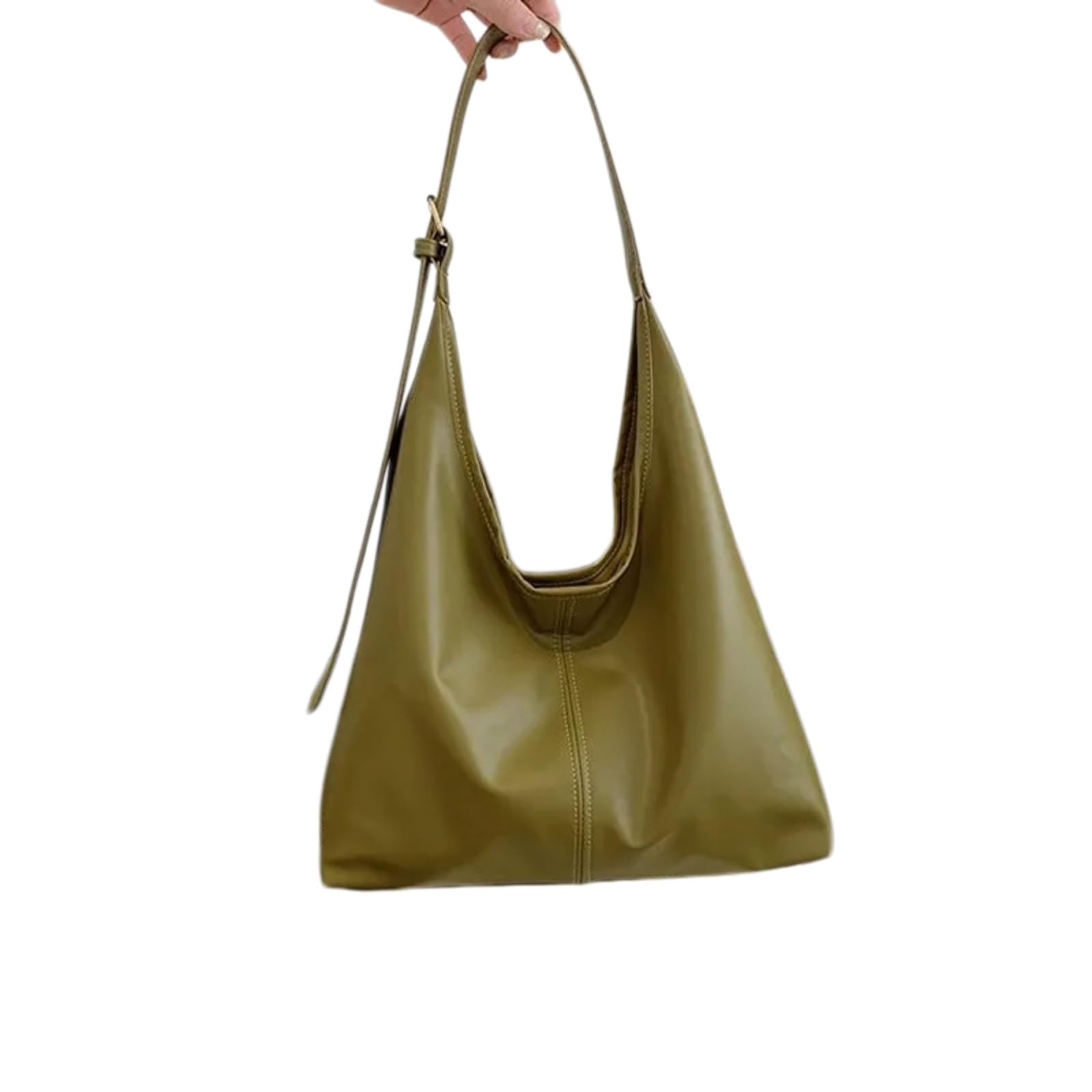Beauty Case Borsa Retro Semplice A Spalla di Grande capacità Spaziosa per Il Lavoro Shopping Viaggio Uso Quotidiano