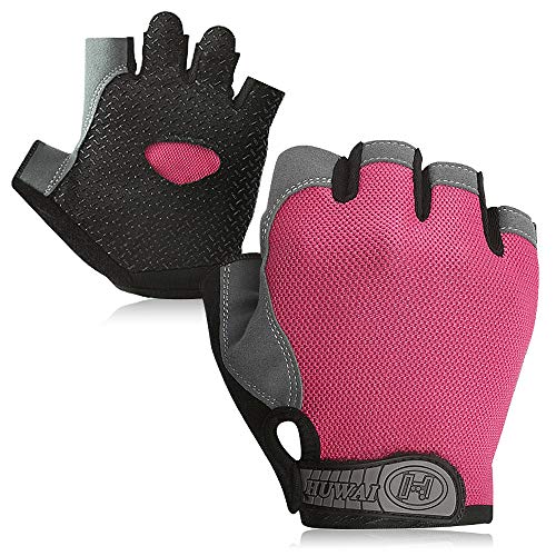 Luvas de ciclismo, Romacci Luvas de ciclismo esportivo MTB bicicleta meio dedo Luvas de dedo curto a