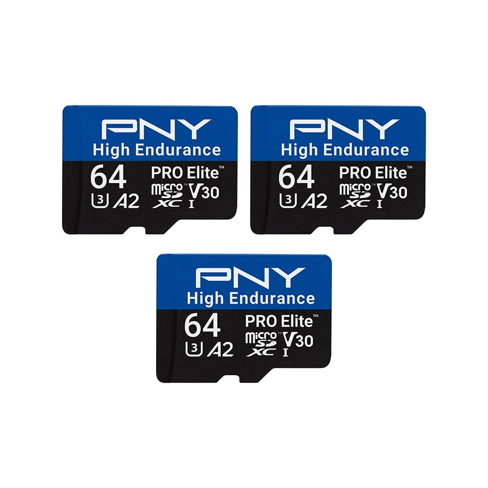 Amazon.com: PNY 64GB PRO Elite™ High Endurance C10 U3 V30 A2
