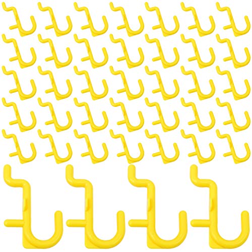 Flash Sale Pegboard Hooks -200 PK J Style for Peg Board Tool Organizer Peg Hook Accessories Yellow Color Promo 40% OFF Pegboard Hooks -200 PK J Style for Peg Board Tool Organizer Peg Hook Accessories Yellow Color