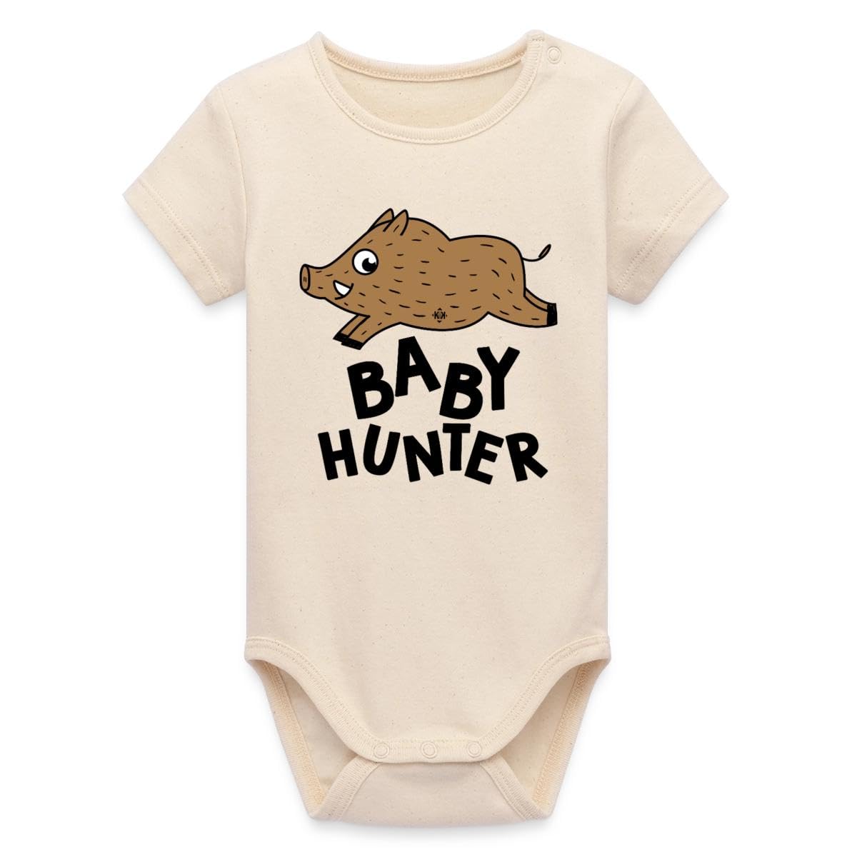 Spreadshirt Baby Hunter | Bébé Chasseur Body bébé manches courtes bio Stanley/Stella