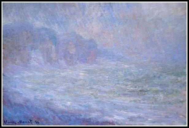 Cliffs of Les Petites Dalles Painting by Claude Monet DIY 5D Diamond Painting Kits DIY Arts Craft for Home Wall Decor Birthday Gifts