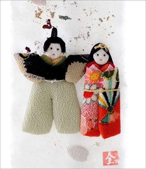 Amazon.co.jp: タペストリー たち雛 置物 オブジェ ひな祭り お雛様