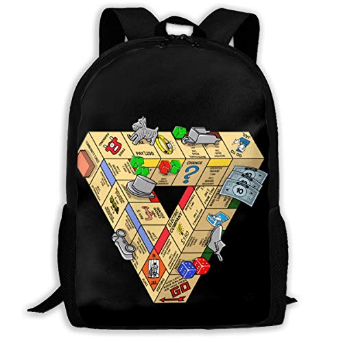 Preisvergleich Produktbild FGHJY Hochleistungs-Unisex-Rucksack für Erwachsene Die unmögliche Brettspiel-Büchertasche Reisetasche Schultaschen Laptoptasche