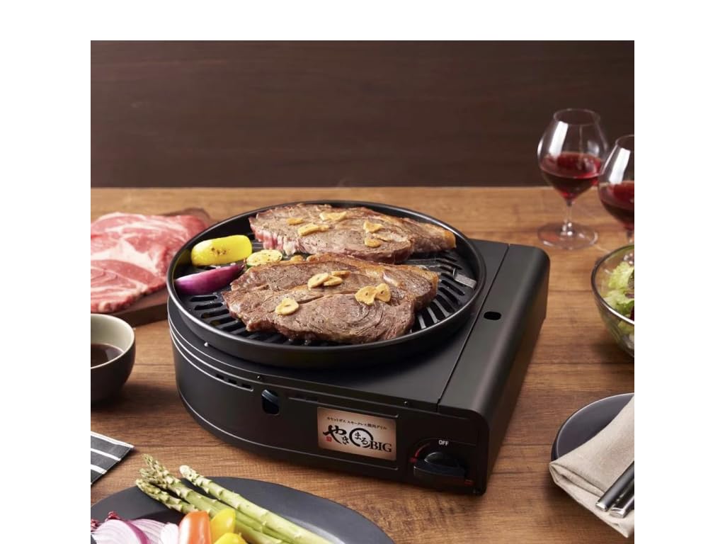 Amazon.co.jp: スモークレス 焼肉グリル カセットガス式 煙を抑える