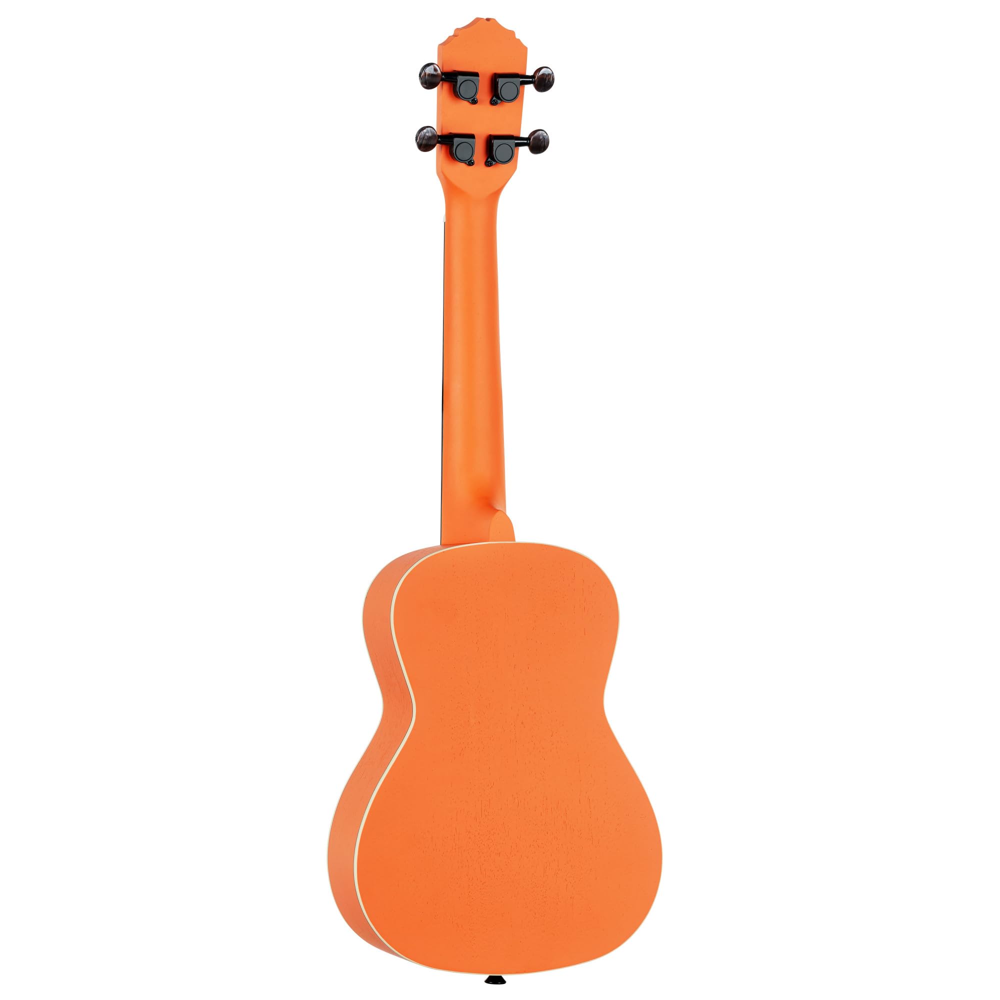 Ortega Guitars Ukulélé Concert Acoustique – Série Custom Built Halloween Edition – Okoumé, Orange (RUHW)