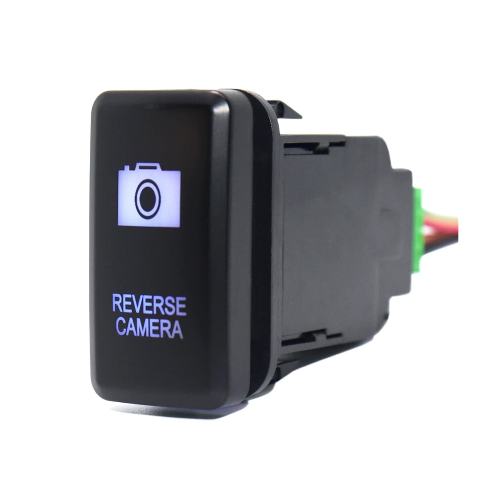 Amazon.co.jp: XLRYP LED 車用プッシュボタンスイッチ リバースカメラ