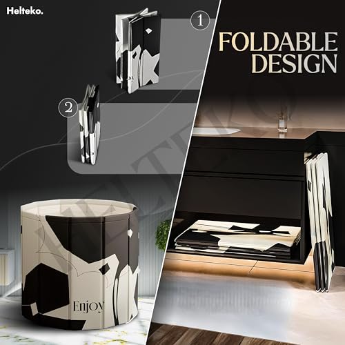 Image of Helteko Bath Tub for Adult for Bathroom, Foldable Tub for Home Use with Drainage Hole, Thickened Insulated Ice Bath Tub, Inflatable BathTub for Adults, Ice BathTub for Adults (Black Flower)