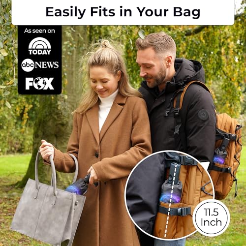 Image of TUMELLA Strongest Windproof Travel Umbrella (Compact, 100MPH Wind-Tested), Light, Portable, One-Handed Use, Automatic Folding Rain Umbrella, Durable, Premium Grip, Fits Car & Backpack