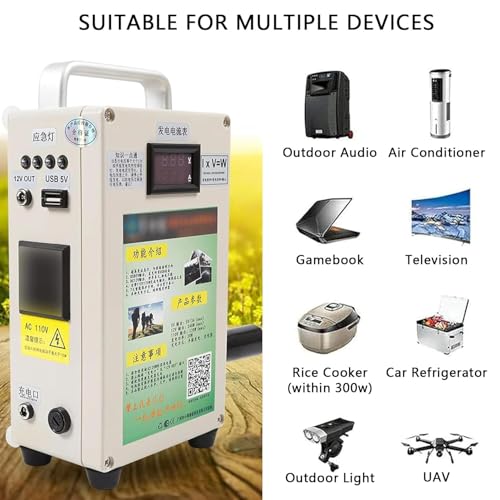Generador de manivela, 150W, cargador manual de emergencia para camping y carga de teléfono miniatura 5