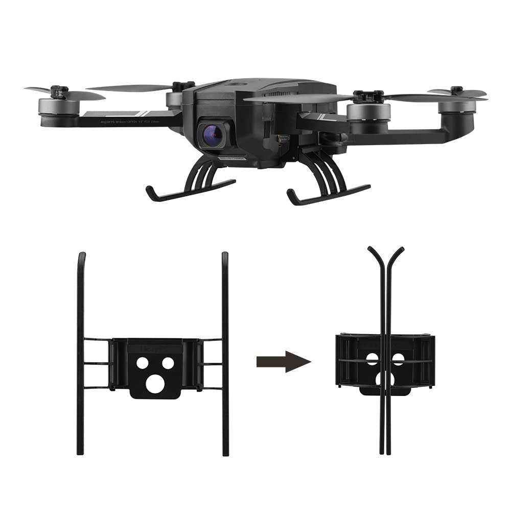 HeiyRCFoldable Landing Gear for Holy Stone HS720E Drone Height Extended Leg Stand Gimbal Protector Accessory