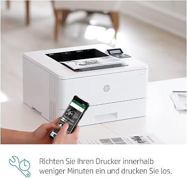 HP LaserJet Pro Laser Printer (Printer LAN AirPrint) White