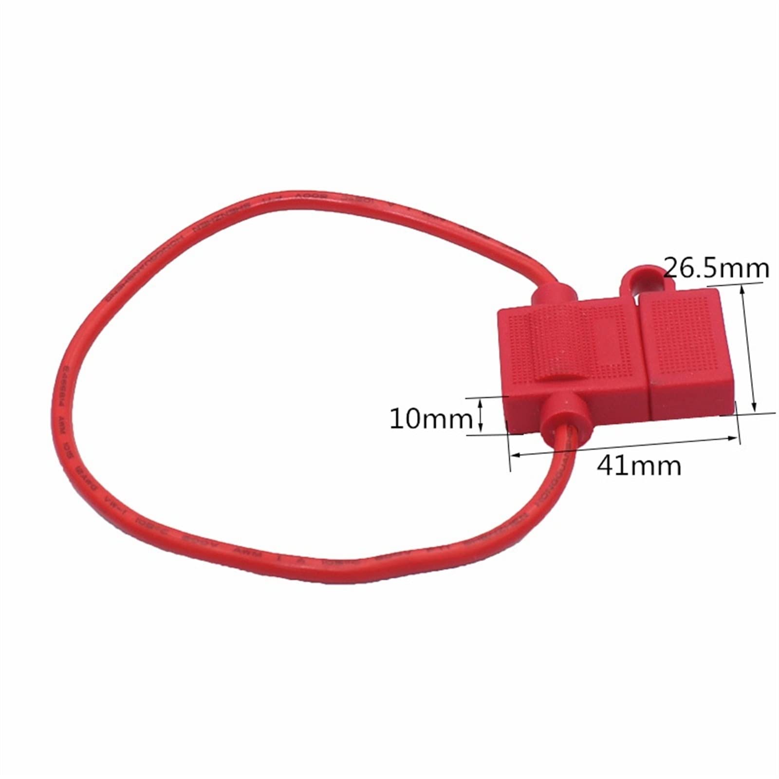 1 x mittelgroße Autosicherung + wasserdichter Auto-Sicherungshalter(2A)