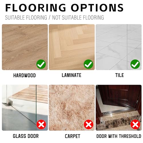 Image of MAXTID Under The Door Draft Blocker Weather Stripping Kit - Brown Draft Stopper for Soundproof Seal, 36 Inch Door Sealer