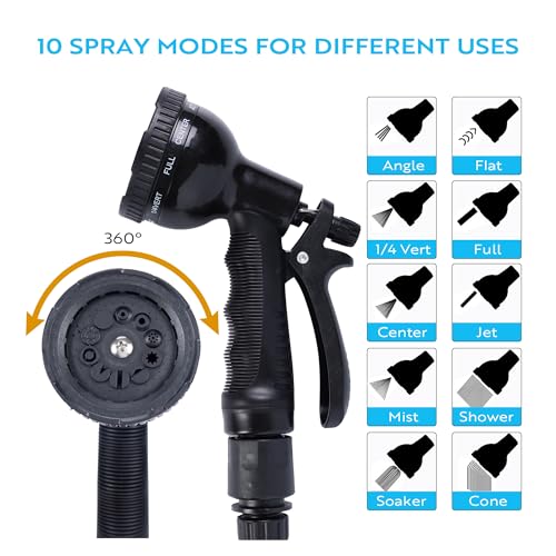 Ducha portátil 8L, 10 modos de rociado, para playa y camping miniatura 5