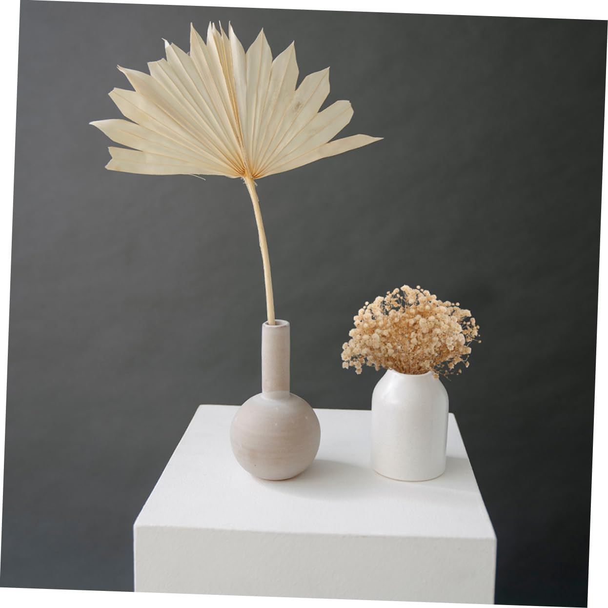 PRETYZOOM 2pièces Bouquets De Fleurs Séchées De Gypsophile De Décorations Naturelles pour Arrangements Floraux pour Décoration De Table Et Intérieur Bouquets De Mariage Et Bricolage