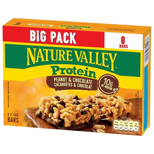 Nature Valley Protein Peanut & Chocolate Cereal Bars Big Pack 8 x 40 g