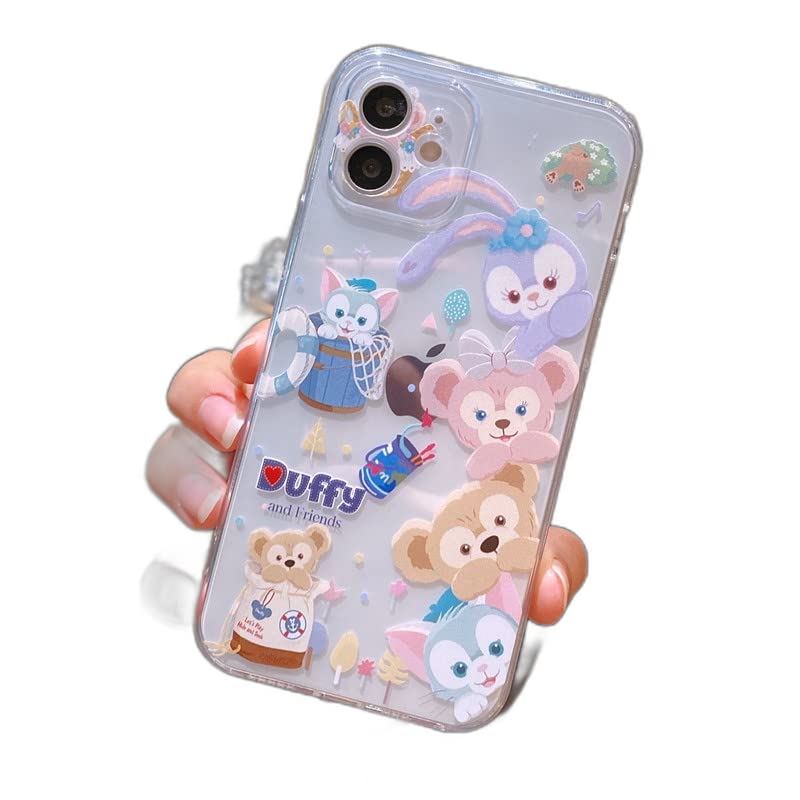 Amazon Co Jp Iphone 6 Plusステラルー ダッフィー シェリーメイ ジェラトーニ ディズニー キャラクター スマホケース 携帯保護 携帯カバー 脱着簡単 耐衝撃 アイフォンケース 誕生日 プレゼント レディース かわいい 家電 カメラ