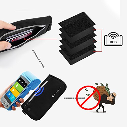 MYCARBON-Travel-Money-Belt-RFID-Against-Invisible-Theft-Secret-Wallet-Hidden-Under-Clothes-Security-Pouch-Waterproof-Waist-Bumbag-for-MoneyCardsPassportsSmart-Phone-up-to-6