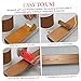 balacoo 4 Pcs Wood Grain Tool Kit Graining Tool Wood Maker Plastic Red