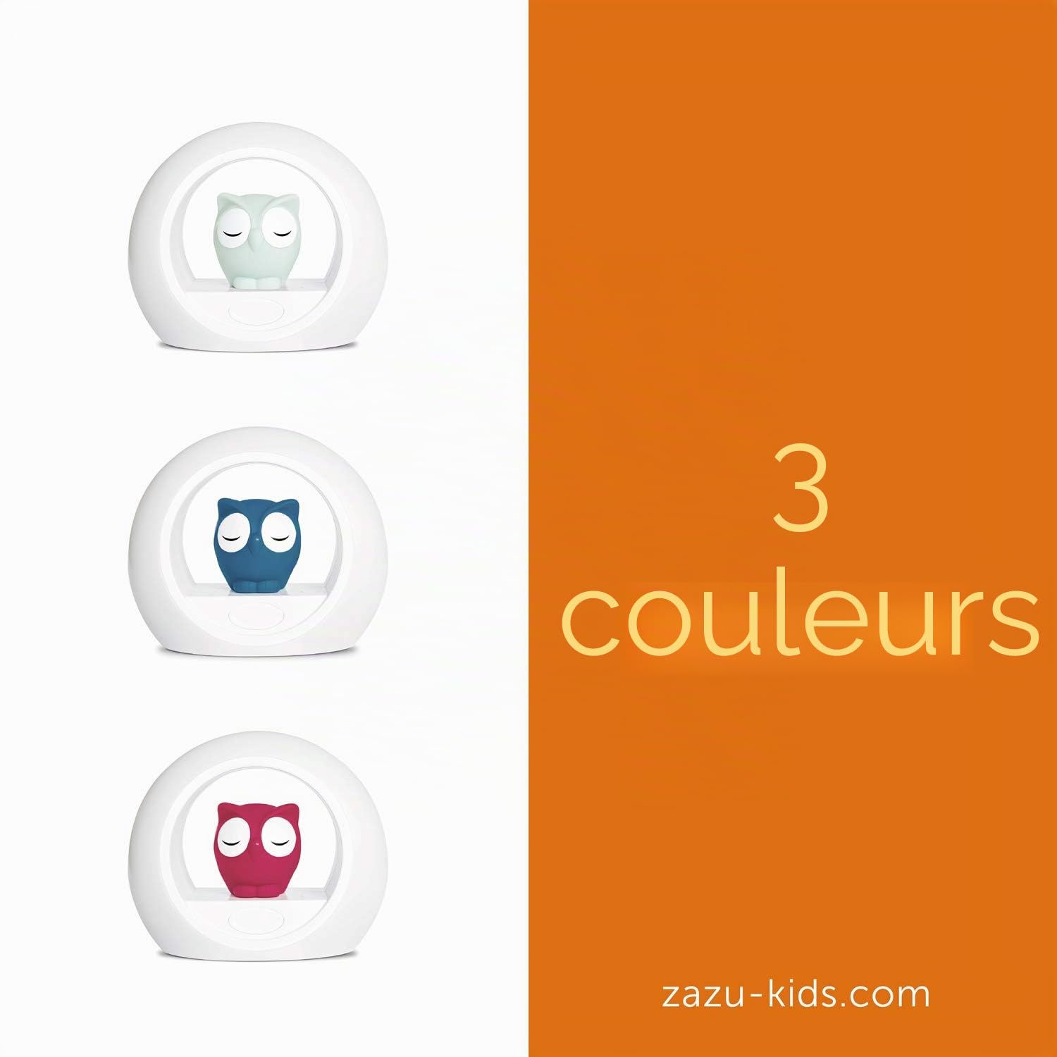 Veilleuse Lou le Hibou Bleu - Zazu