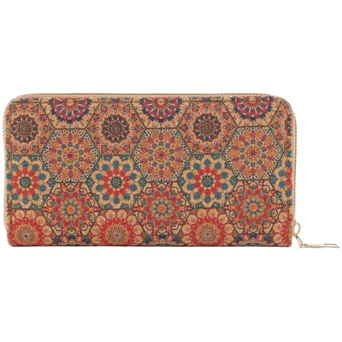 GmeDhc Cartera de corcho para mujer, monedero vegano, multicolor, con cremallera, tarjetero, para veganos y vegetarianos, regalo para mujeres, niña, H, Fashion GmeDhc Cartera de corcho para mujer, monedero vegano, multicolor, con cremallera, tarjetero, para veganos y vegetarianos, regalo para mujeres, niña, H, Fashion