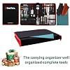 386 pcs Advanced Leather Sewing Tools and Supplies with Carrying Organizer Cutting Mat Stamping Tools Needles Snaps and Rivets Kit Perfect for Stitching Punching Cutting Sewing Leather Craft Making