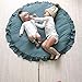 Produktbild CAISHEND Kriechende Matte Runde Spitze-Baby-Matte für Spiel Crawling Schlafen weiche warme dick gepolsterte Nette Blumen-Rand für Inneneinrichtungen, Durchmesser 100cm