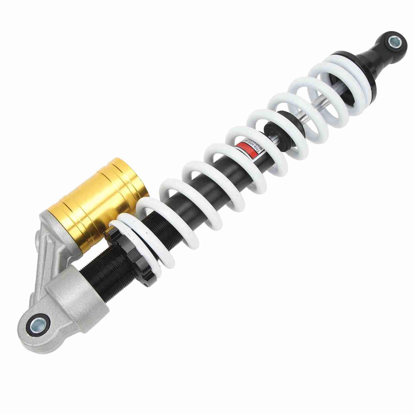 Ammortizzatore a molla di sospensione – Distanza dei fori da 430 mm Smorzamento regolabile per 150cc 200cc 250cc PIT Dirt Quad ATV Trail Dune – Lega di alluminio CNC durevole