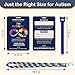 Autism Safety Tag Card with Loop Fastener Strips, Fashionable Lanyards for ID Badges, Cute Puzzle Badge Reel Retractable, Tag for Travel Communication (Pack of 3 Sets)