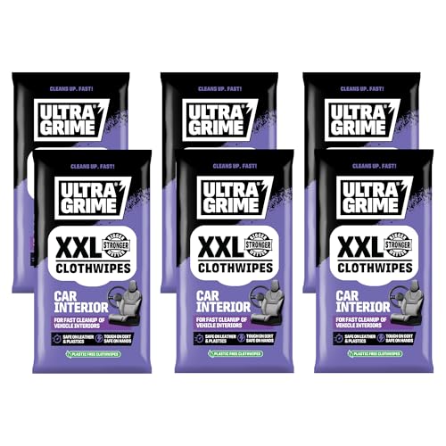 UltraGrime Car Interior Bundle - 6x 20pk
