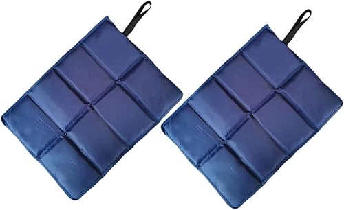 Miniatura 2 de Kisangel 4 alfombrillas plegables para asiento de pícnic, para exteriores, ligeras y lavables, para acampar, parques, playas y viajes familiares